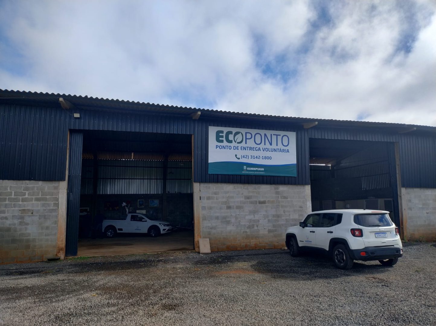 Ecoponto de Guarapuava garante descarte correto de resíduos e oferece alternativa gratuita para a população