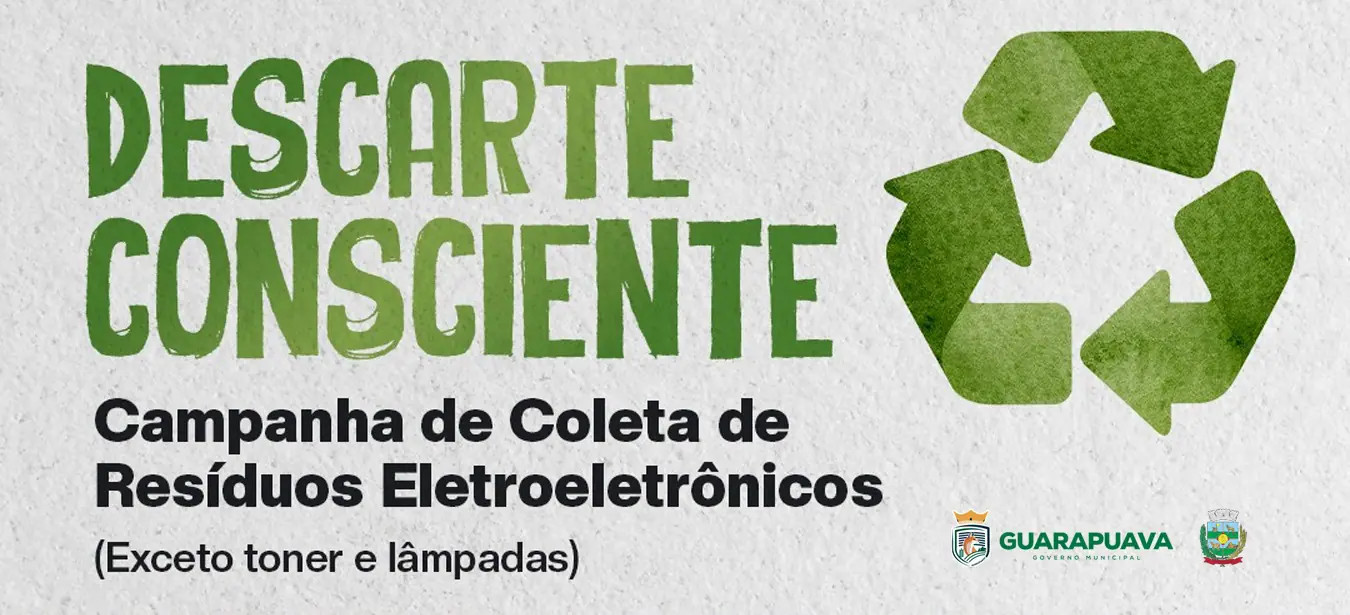 Tem eletrônico velho em casa? Guarapuava inicia campanha que pode dar destino correto a geladeiras, TVs, celulares e computadores