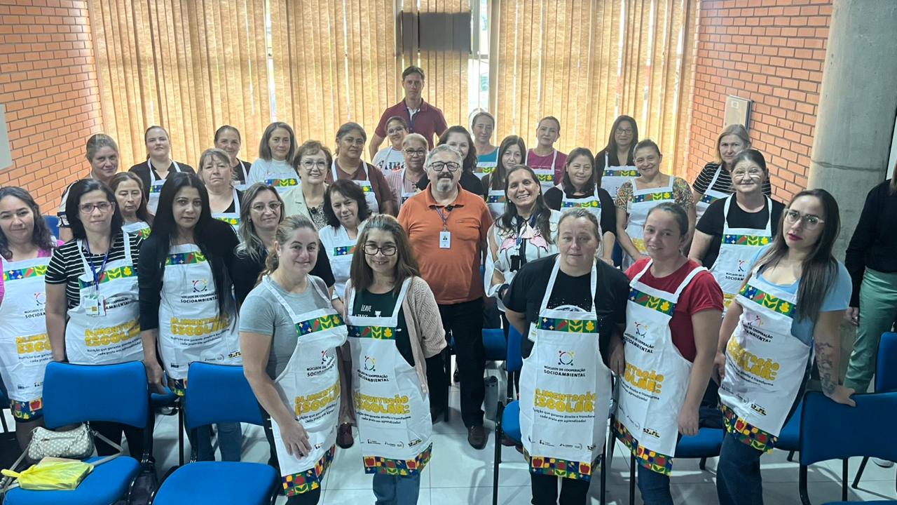  Capacitação reforça controle de qualidade na alimentação escolar em Guarapuava