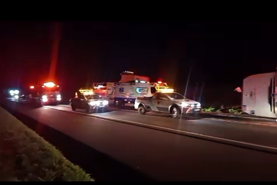 Tragédia na BR-277: colisão frontal entre ônibus e carro deixa um morto e cinco feridos em Candói neste domingo (23)