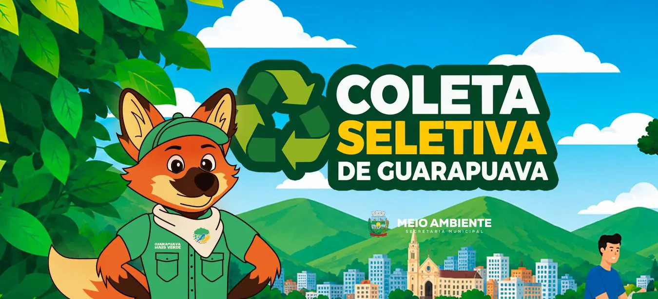Coleta seletiva será retomada a partir desta segunda (10) em Guarapuava: CONFIRA OS ROTEIROS!